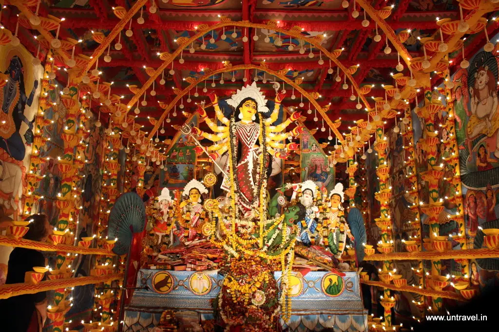 Maa Durga at Pandal