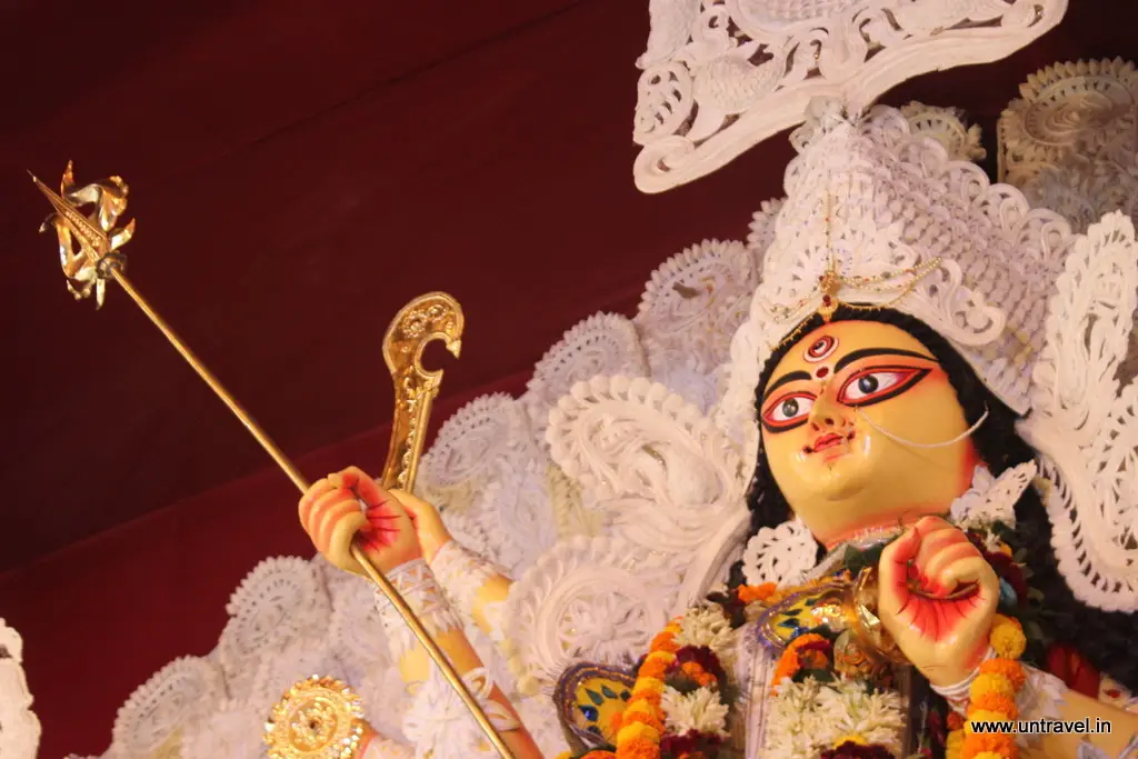 The eyes that work all the magic - Durga Maa